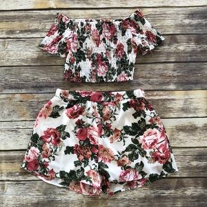 2-piece floral set